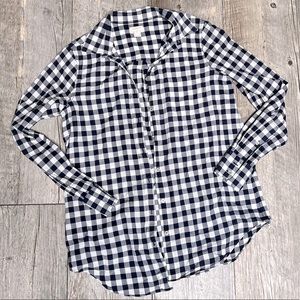 J. Crew | gingham button down shirt